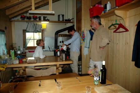 A l'intérieur