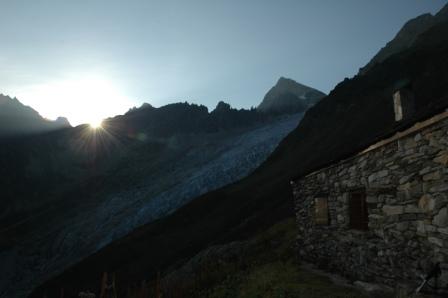 Au coucher du soleil