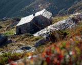 La cabane vue du haut