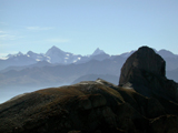 Vue de la r�gion de la cabane Rambert
